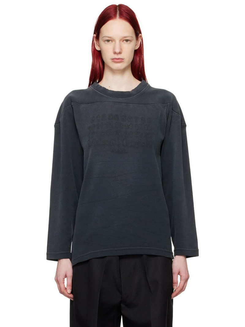 Maison Margiela Faded Logo Sweater 1