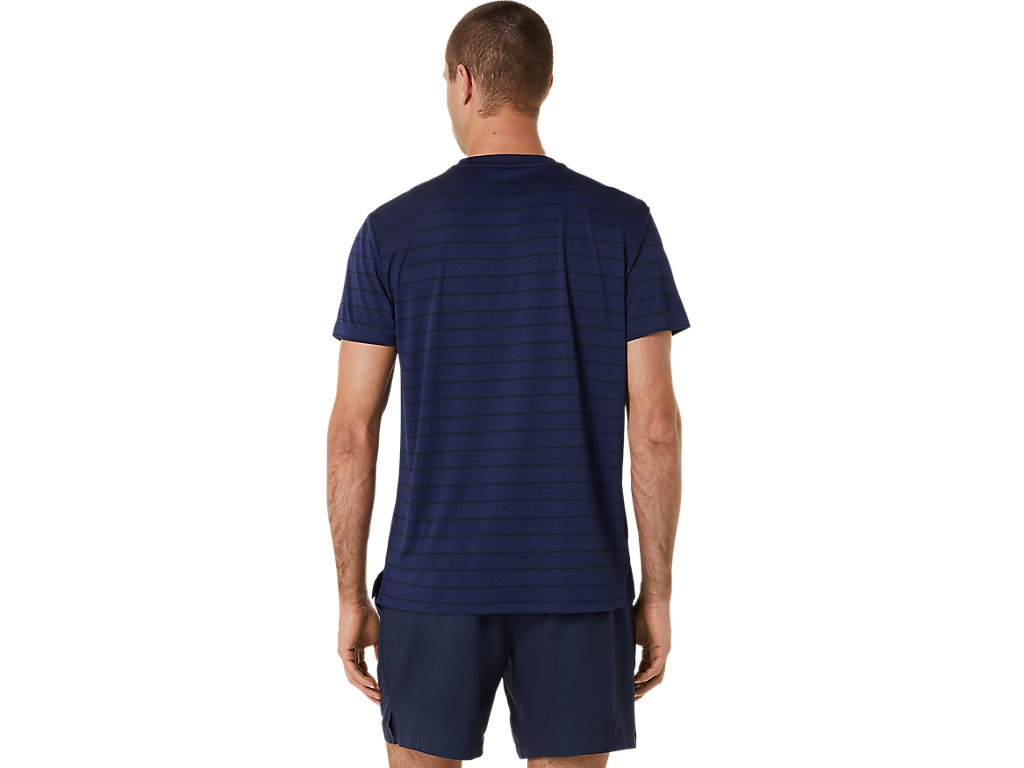 MEN'S COURT STRIPE SHORT SLEEVE TOP - 2