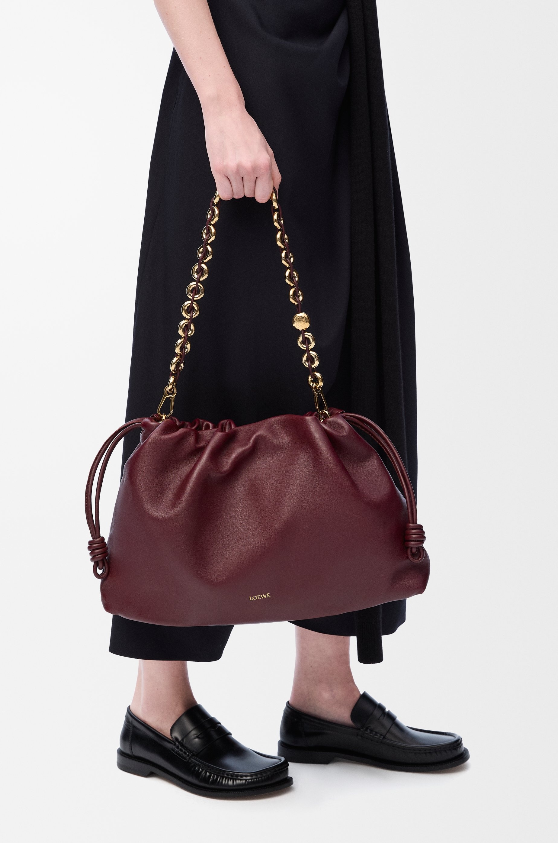 Large Flamenco purse in mellow nappa lambskin - 2
