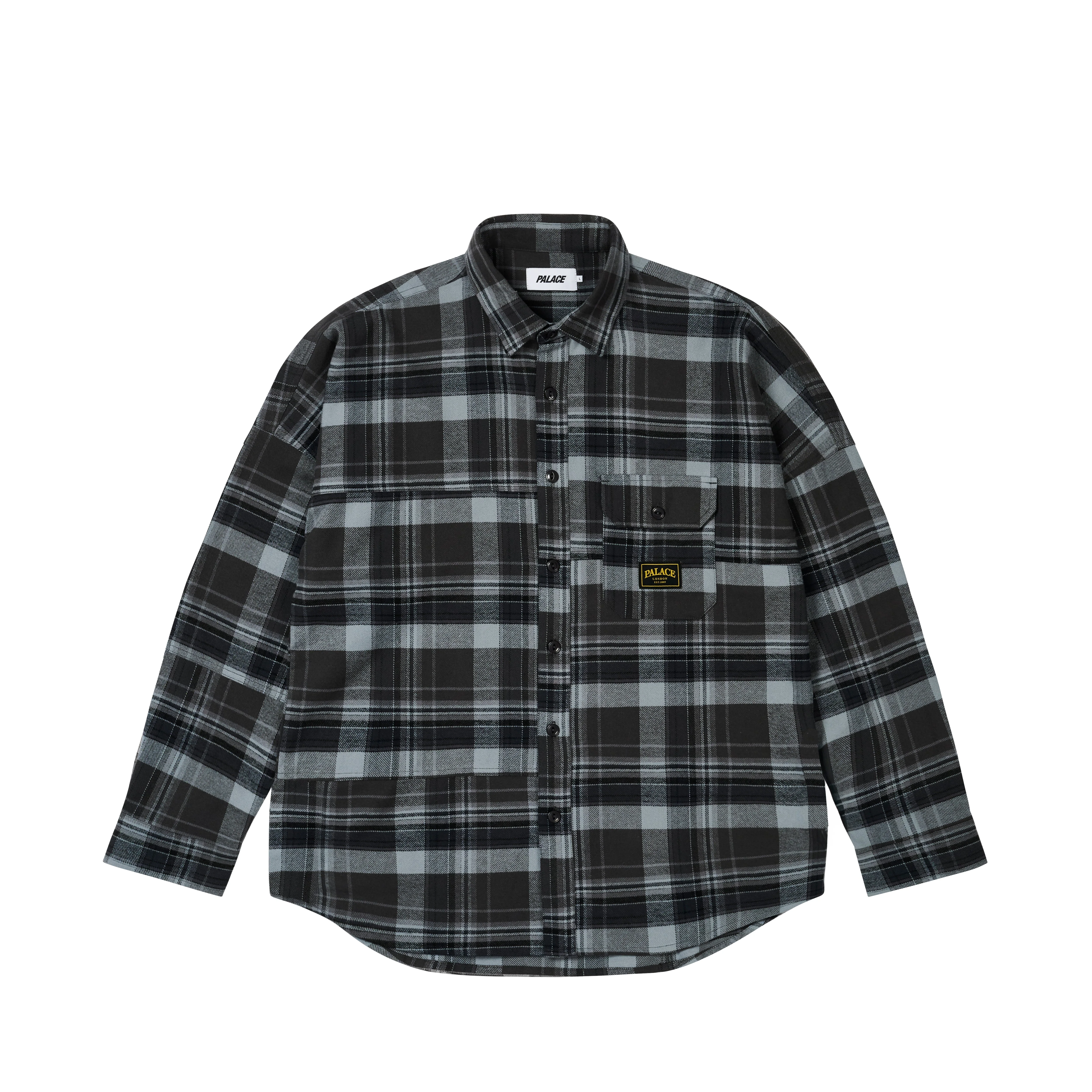 LUMBER YAK PATCH OVERSHIRT BLACK - 1