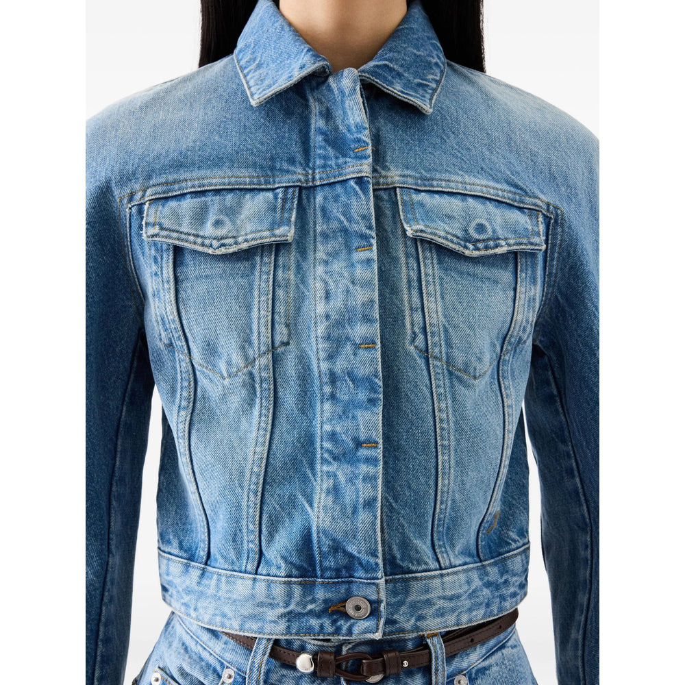 Jacquemus Blue Jackets - Denim Jackets Women - 5