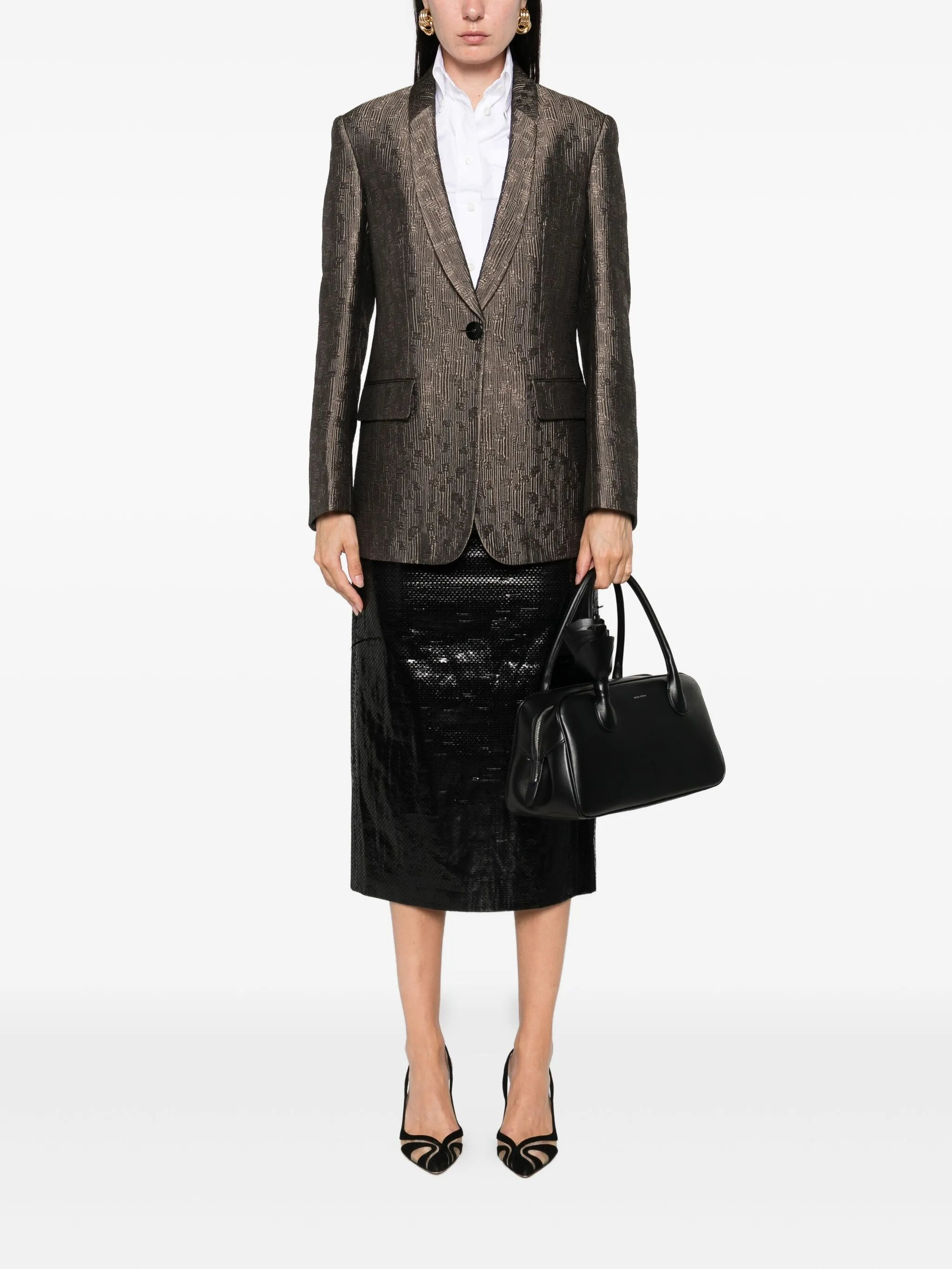 Giorgio Armani Single-button Blazer - 4