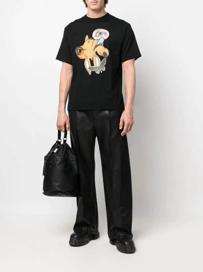 UNDERCOVER graphic-print cotton T-shirt outlook