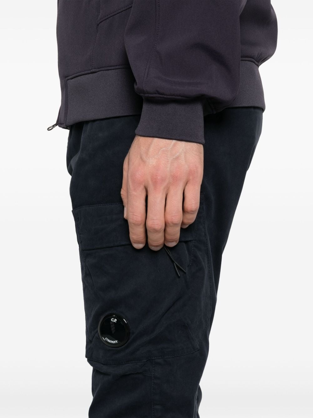 Lens-embellished cargo pants - 5