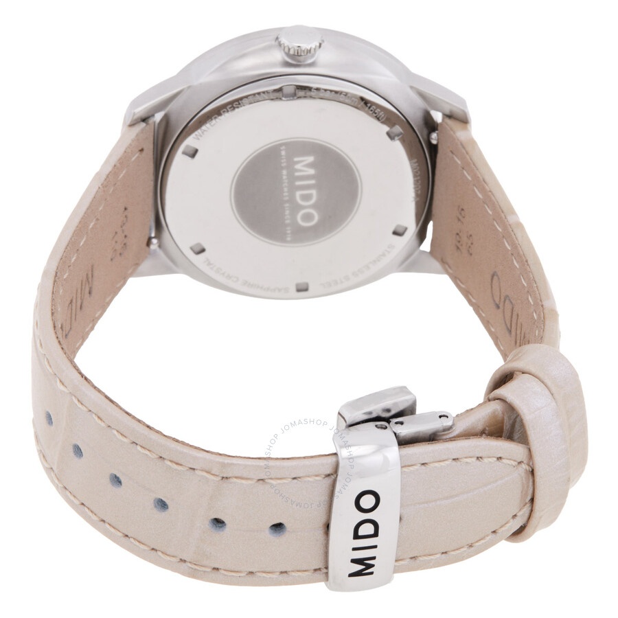 Mido - Mido Commander Lady Automatic Diamond Brown Dial Watch M0212071629600 - 3