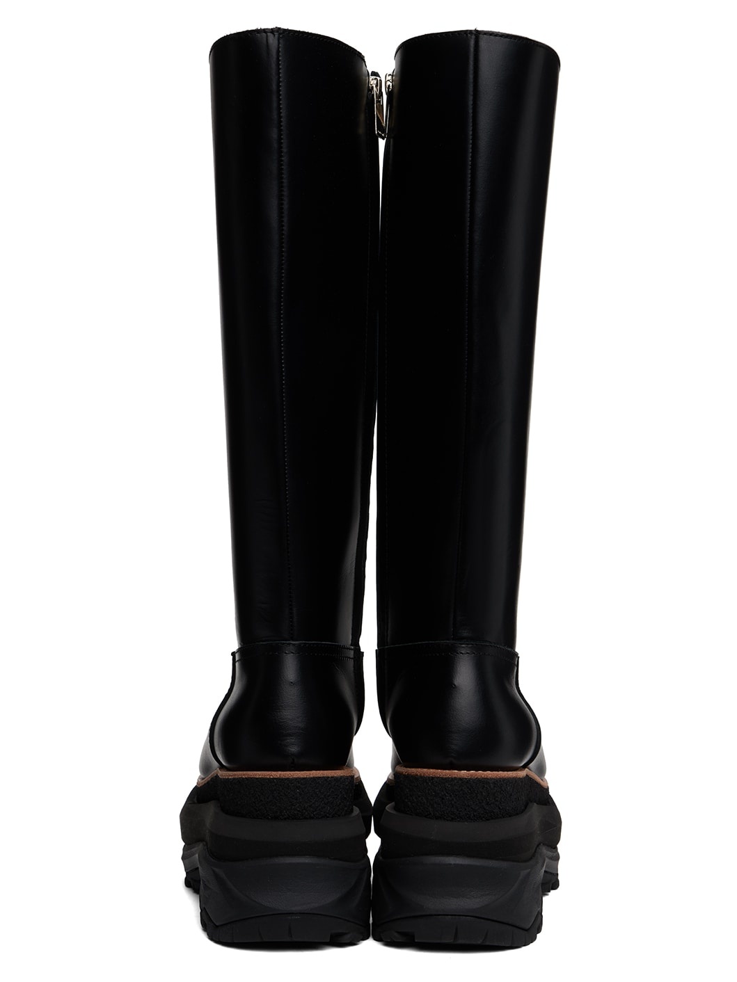 Black Long Tall Boots - 2