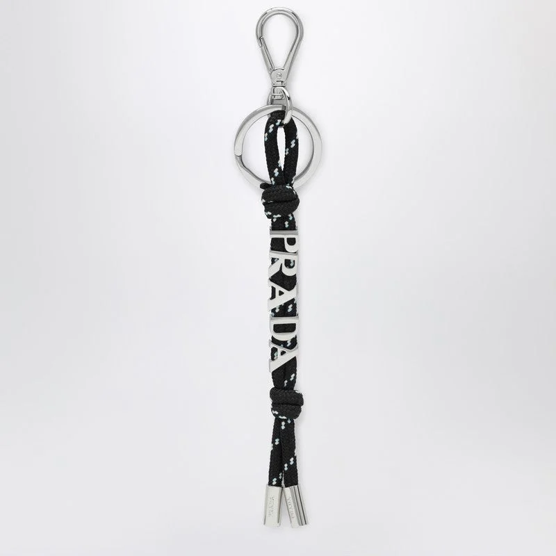 Prada Prada Speedrock Key Holder In Black Ribbon Men - 1