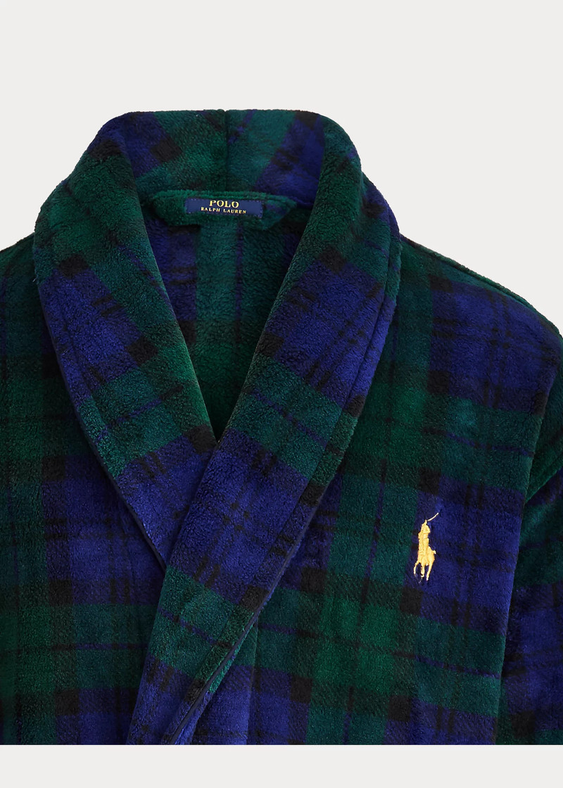 Tartan Plush Microfiber Robe 5