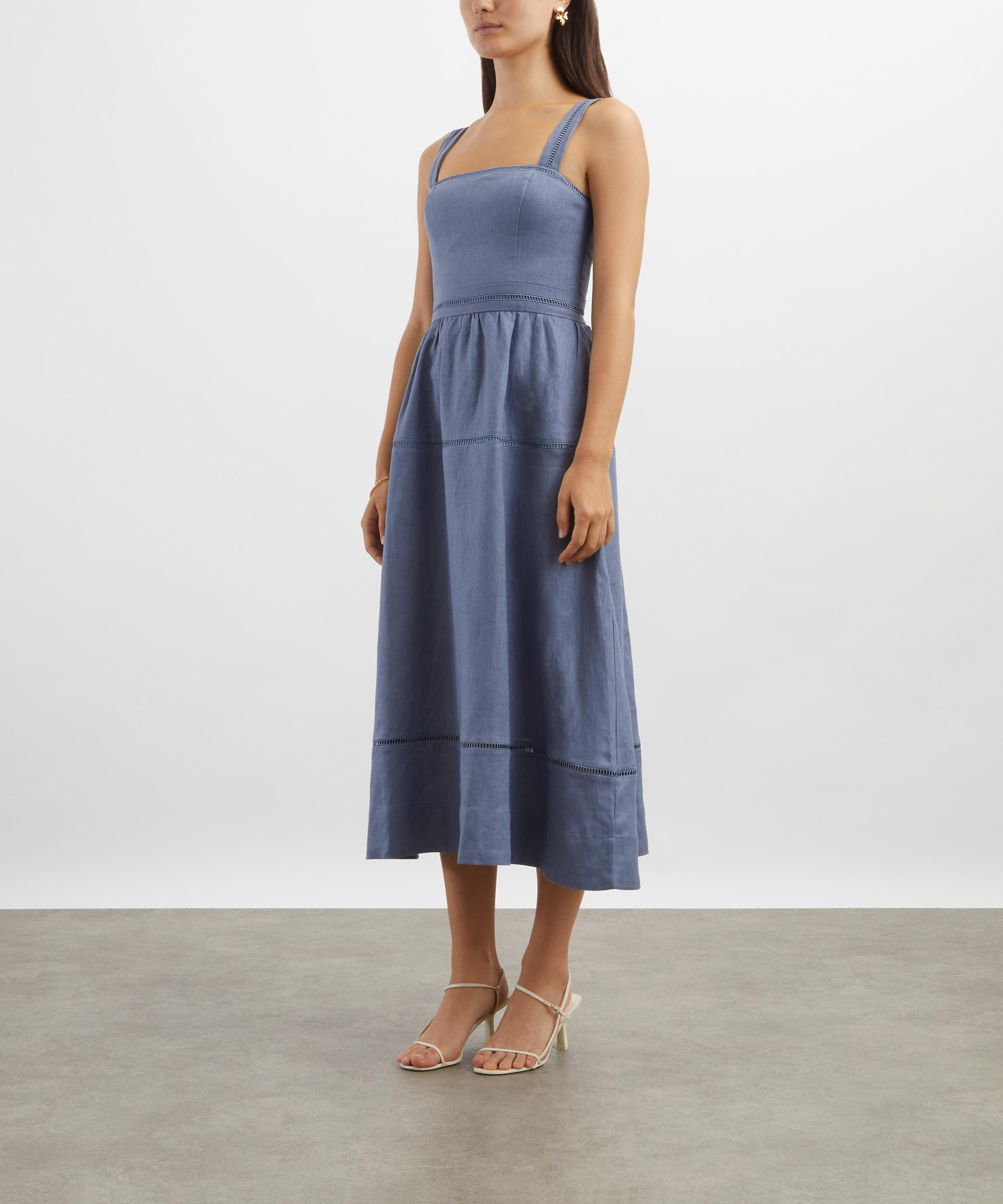 Everett Cornflower Midi Dress - 3