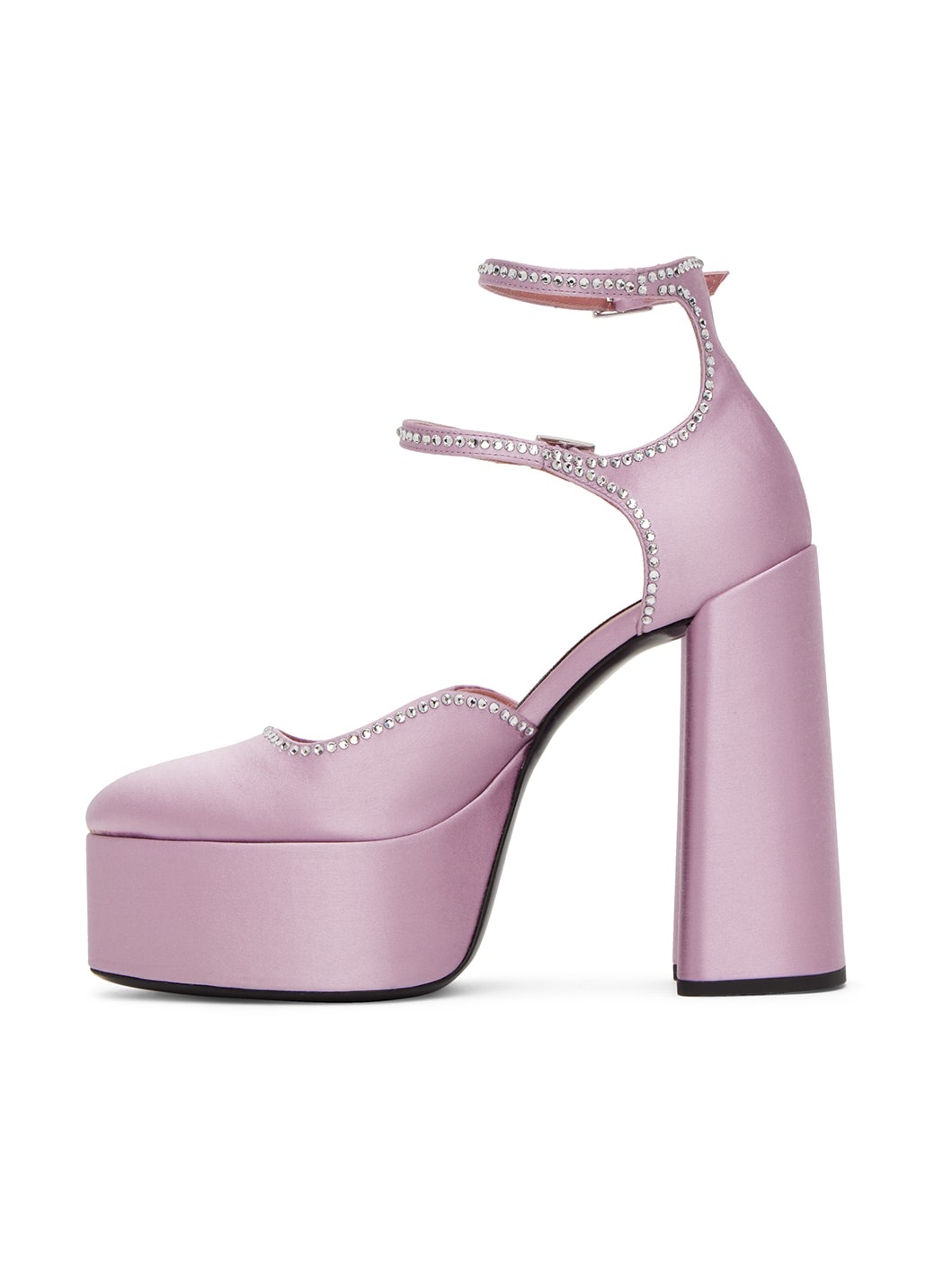 Purple Sole Jane Heels - 3