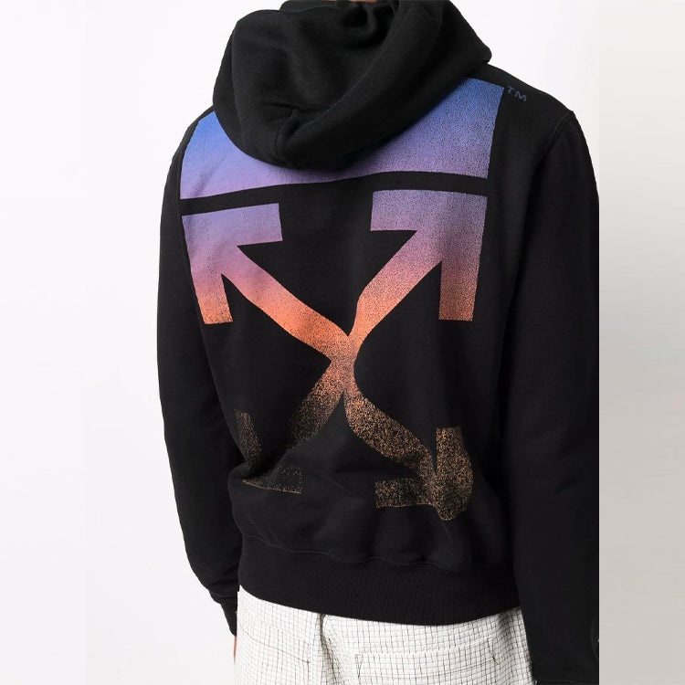 Off-White FW21 Arrow Pattern Long Sleeves Version Black OMBB034F21FLE0021084 - 5