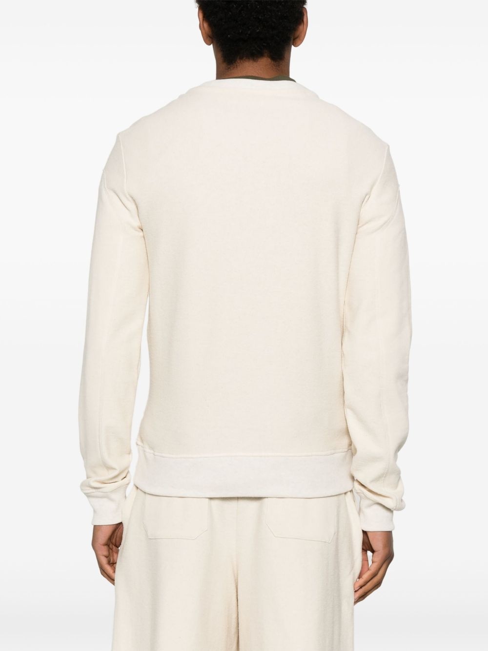 cotton-blend sweatshirt - 4