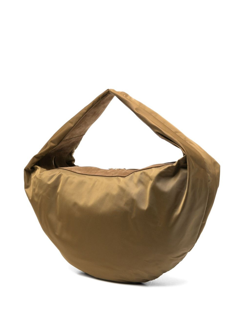 suede-trimmed shoulder bag 3
