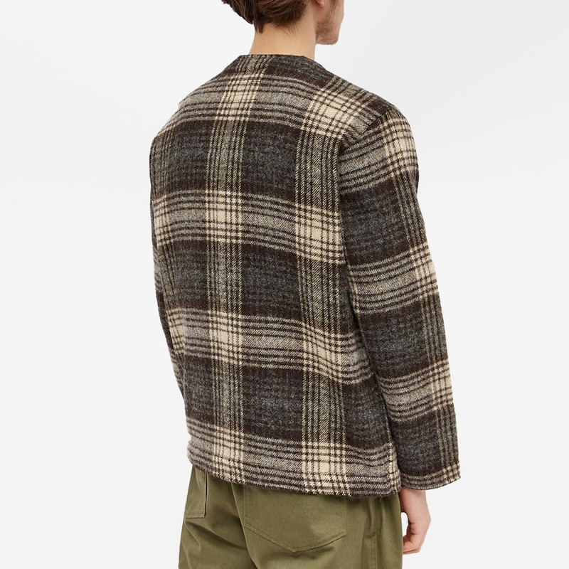 Universal Works Check Wool Cabin Jacket 3