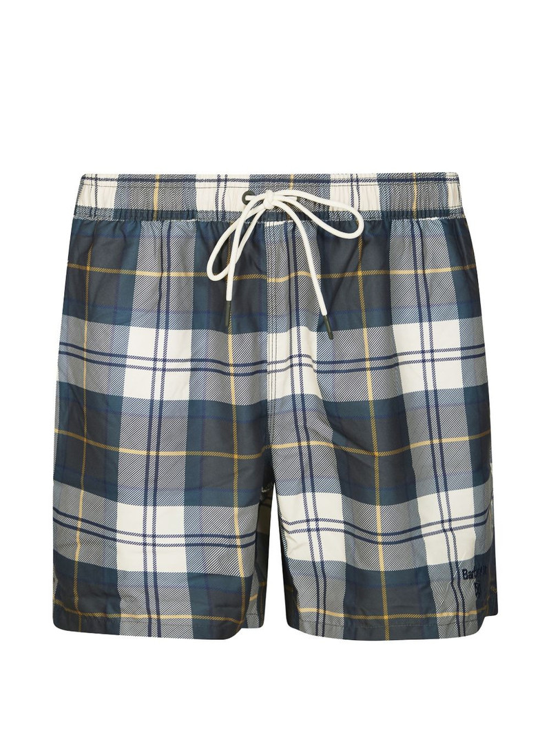 Tartan swim shorts 1
