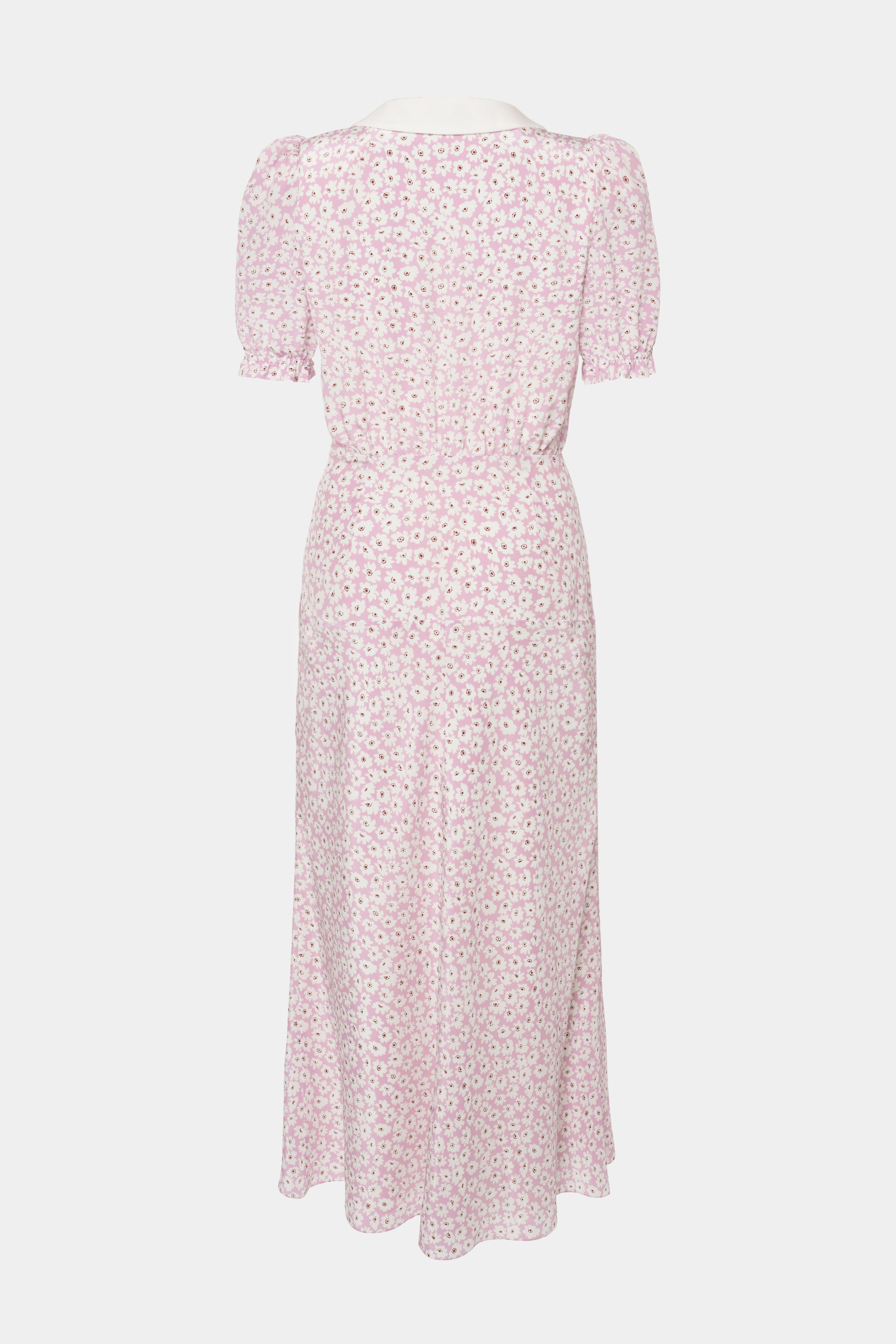 SMALL FLOWER DRESS WITH COLLAR - 2