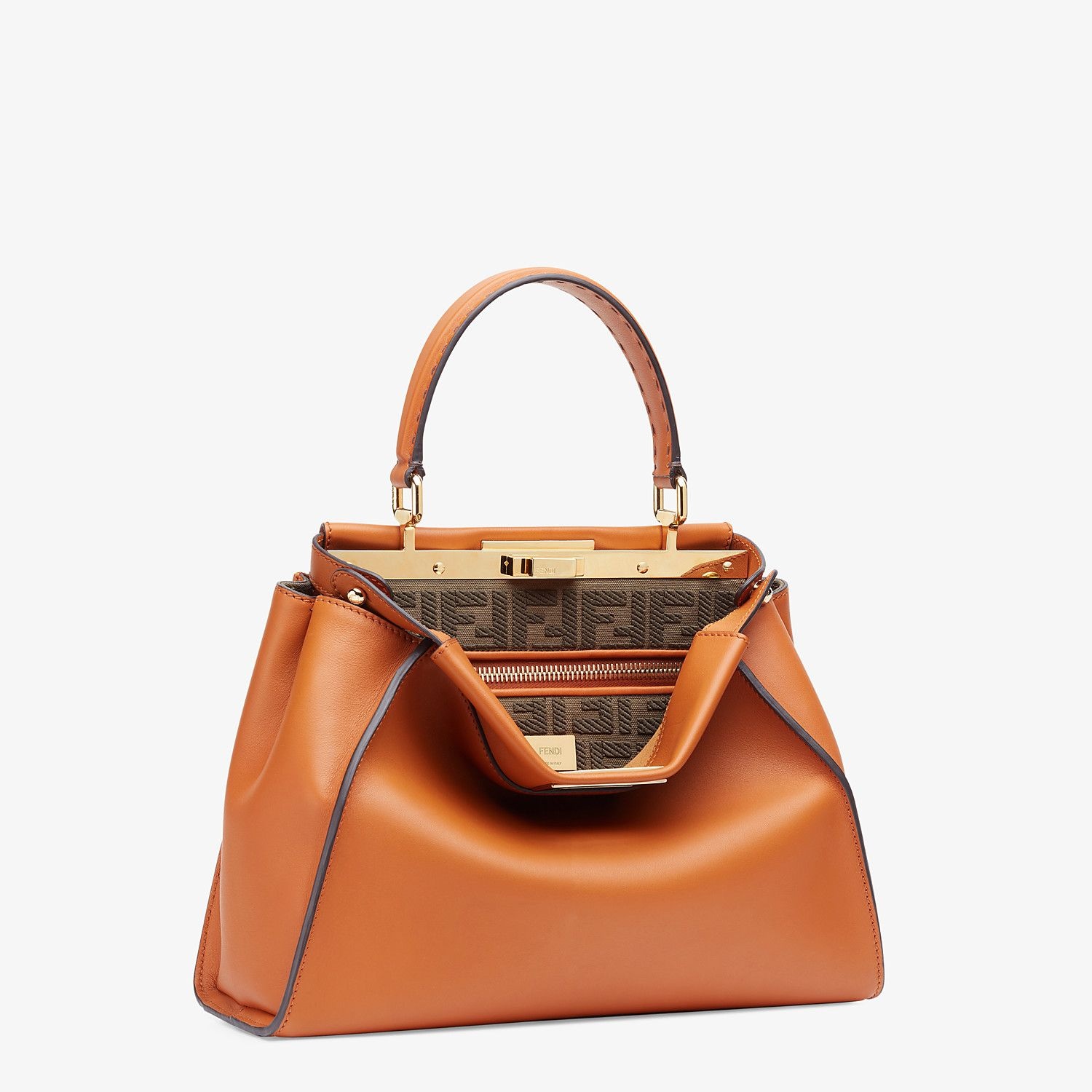 Brown leather bag - 3