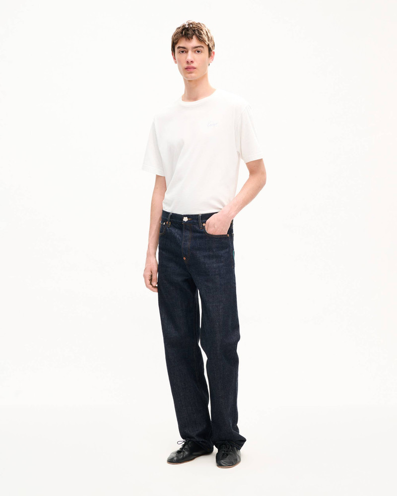 KENZO 'KENZO Tulip' straight fit jeans in japanese denim outlook