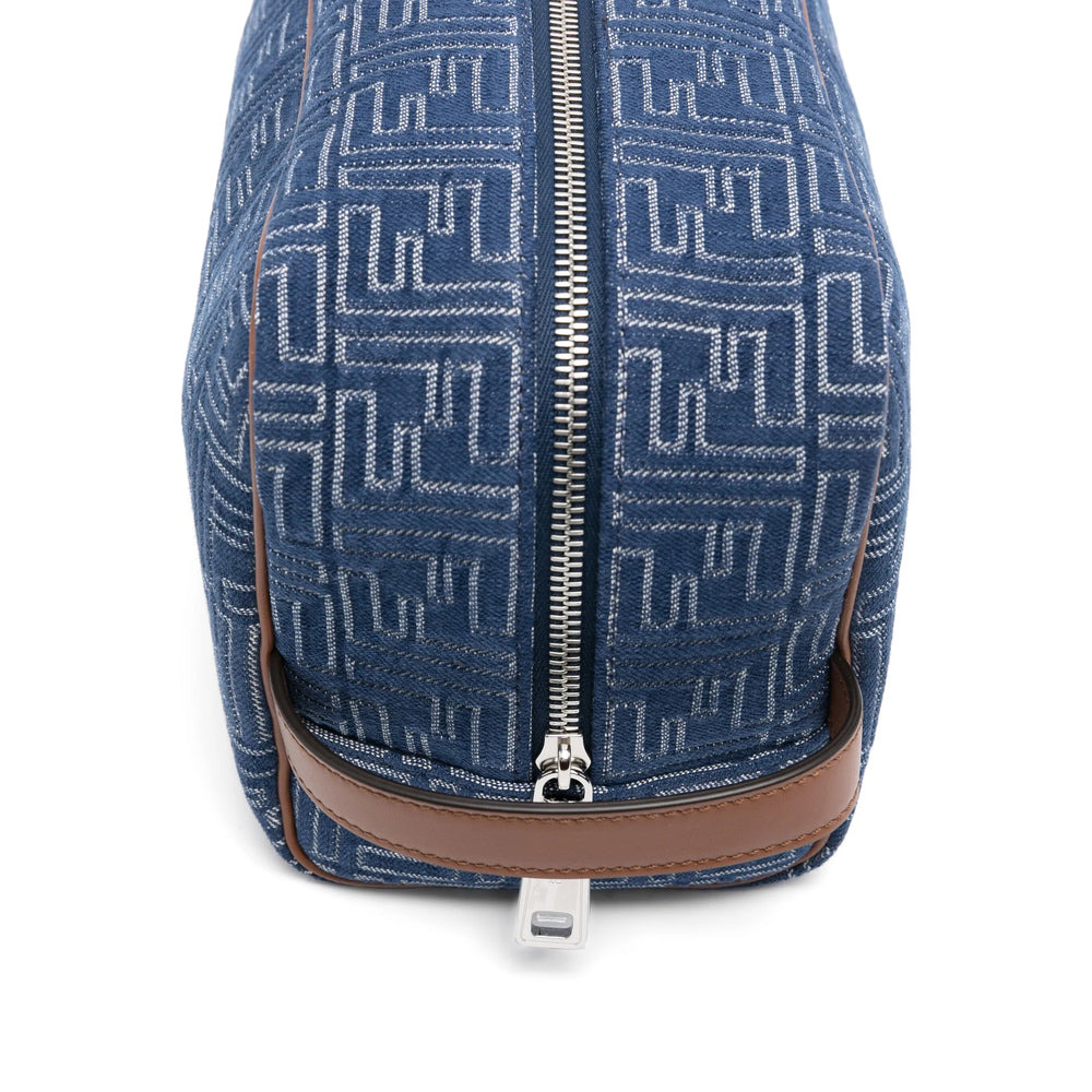 Fendi Blue Wash Bags Men - 3