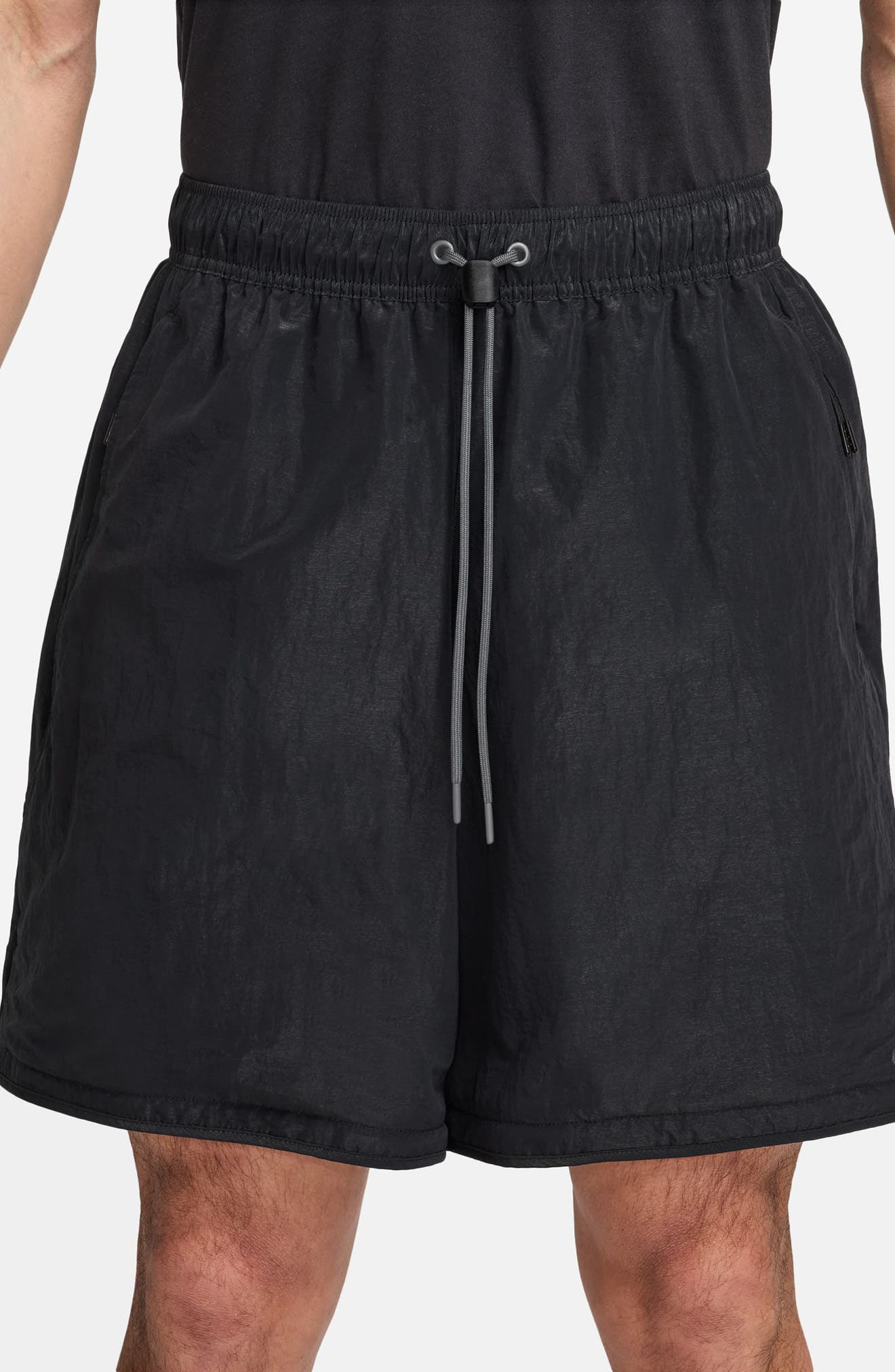 Nike Tech Woven Convertible Oversized Pants in Black/Anthracite/Black at Nordstrom - 2