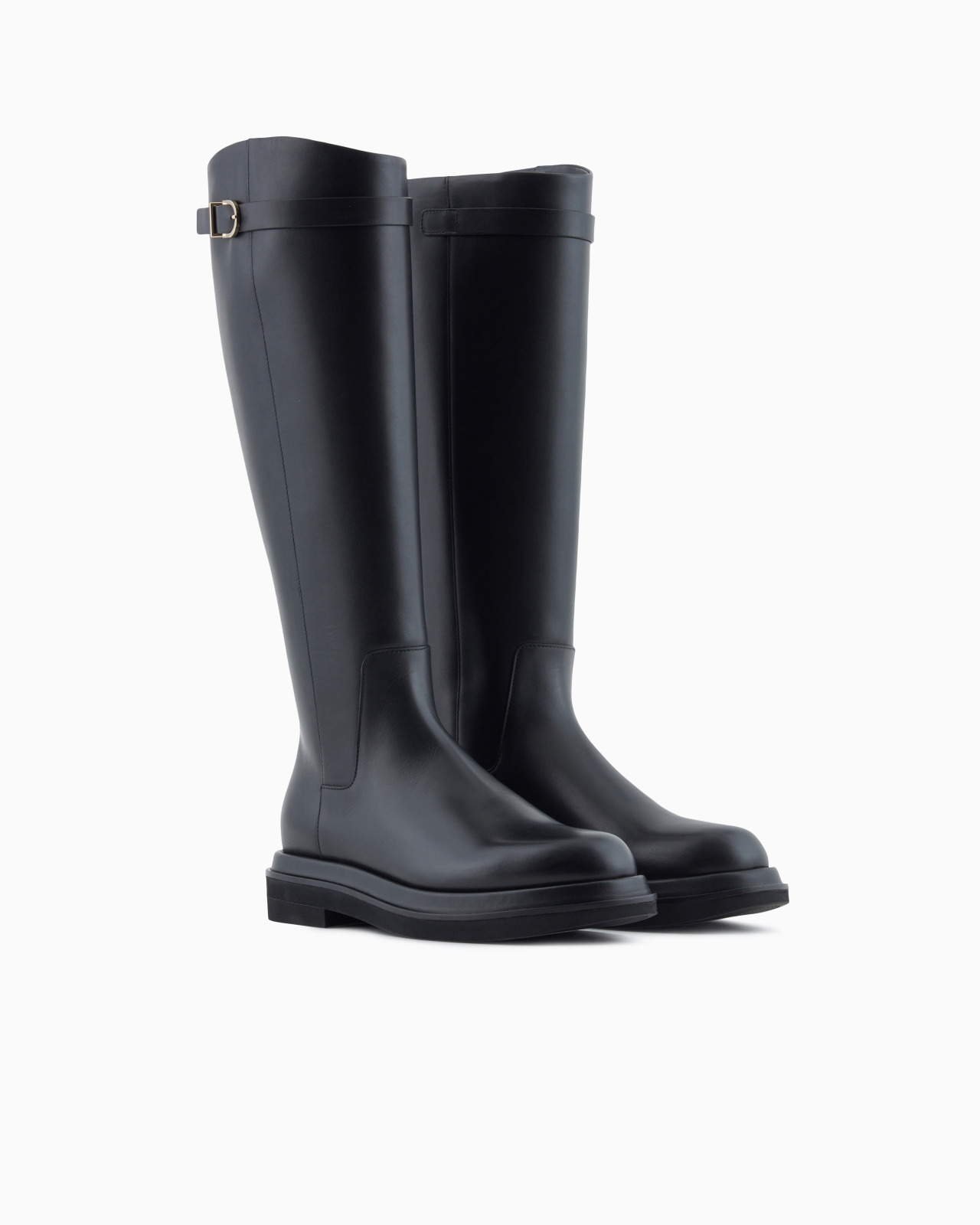 SMOOTH LEATHER HIGH BOOTS - 2