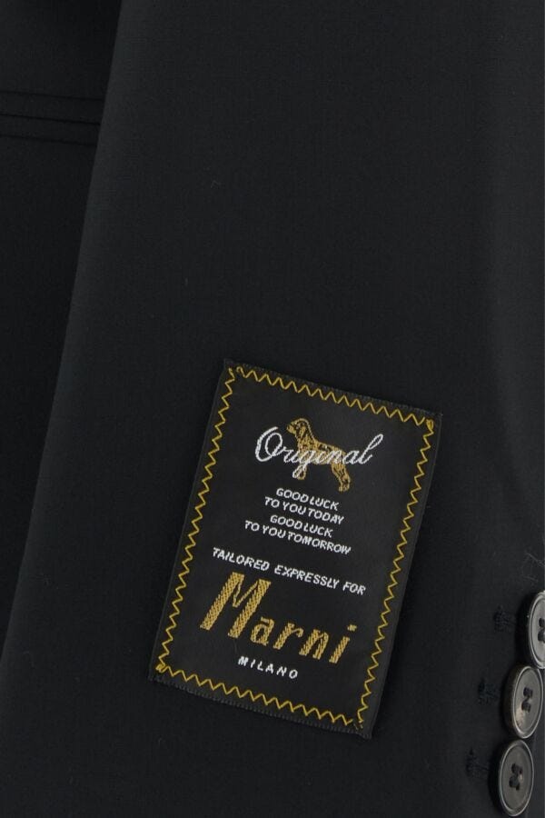 ジャケット MARNI Black polyester stretch blazer Marni Black Polyester Stretch Blazer | italist