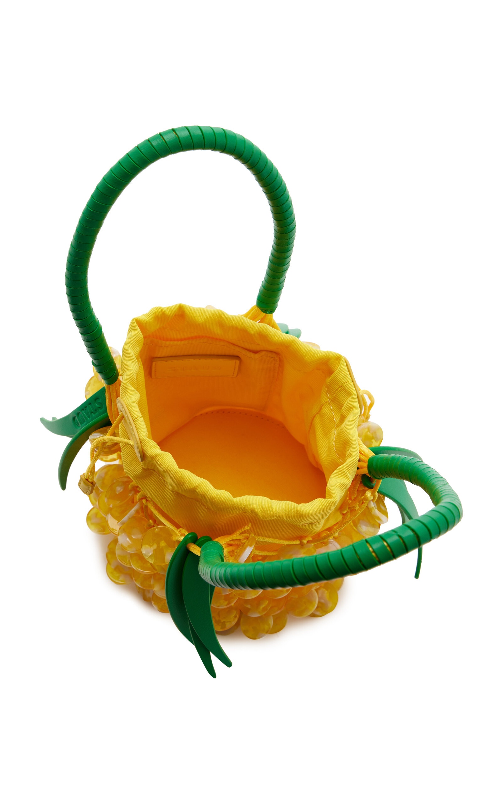 Pietro Beaded Pineapple Bag yellow - 7