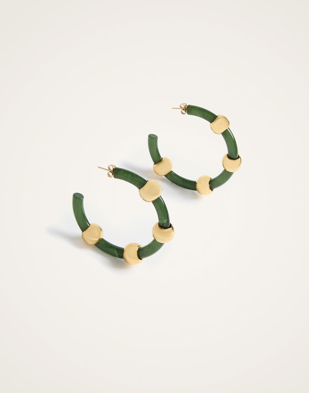 Studded Hoops - 4