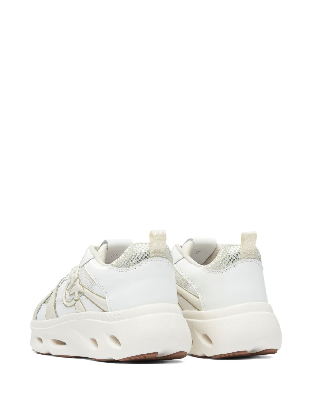 lace-up logo-detail sneakers - 4
