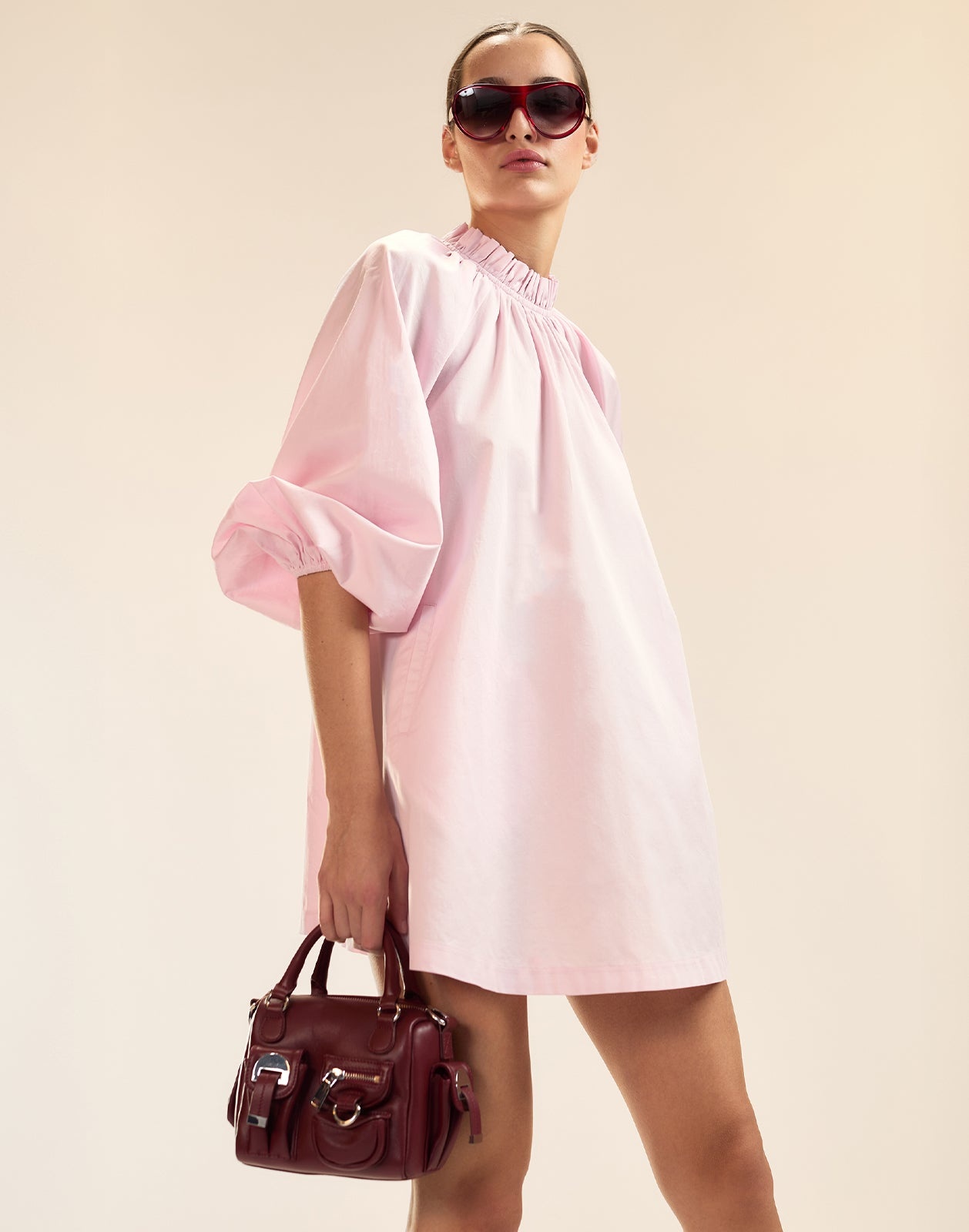 Macaron Mini Shift Dress - 2