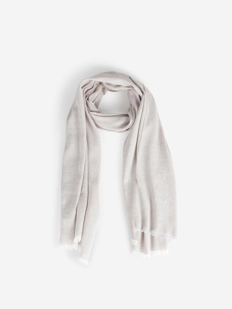 LINEN AND COTTON SCARF 3