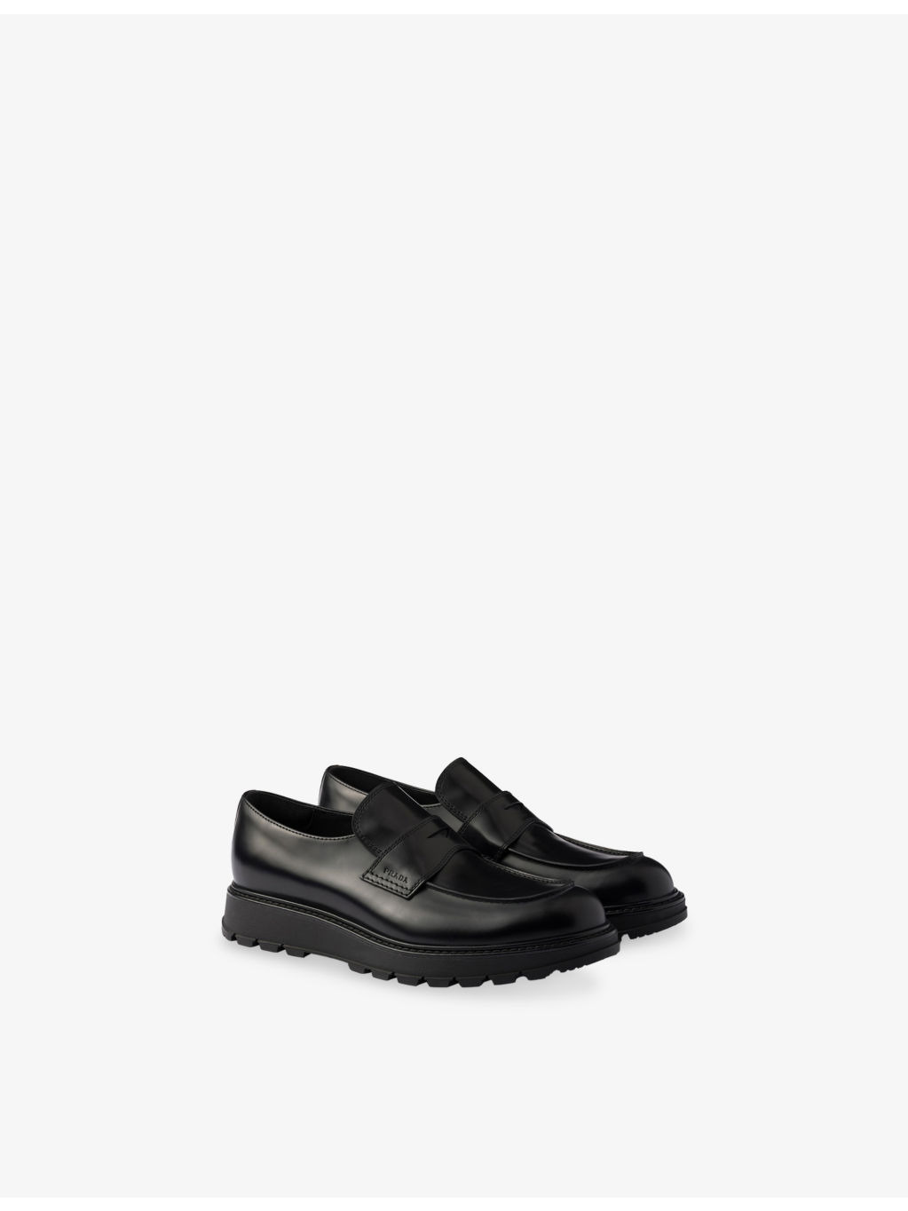 Brushed Leather Loafers - 4