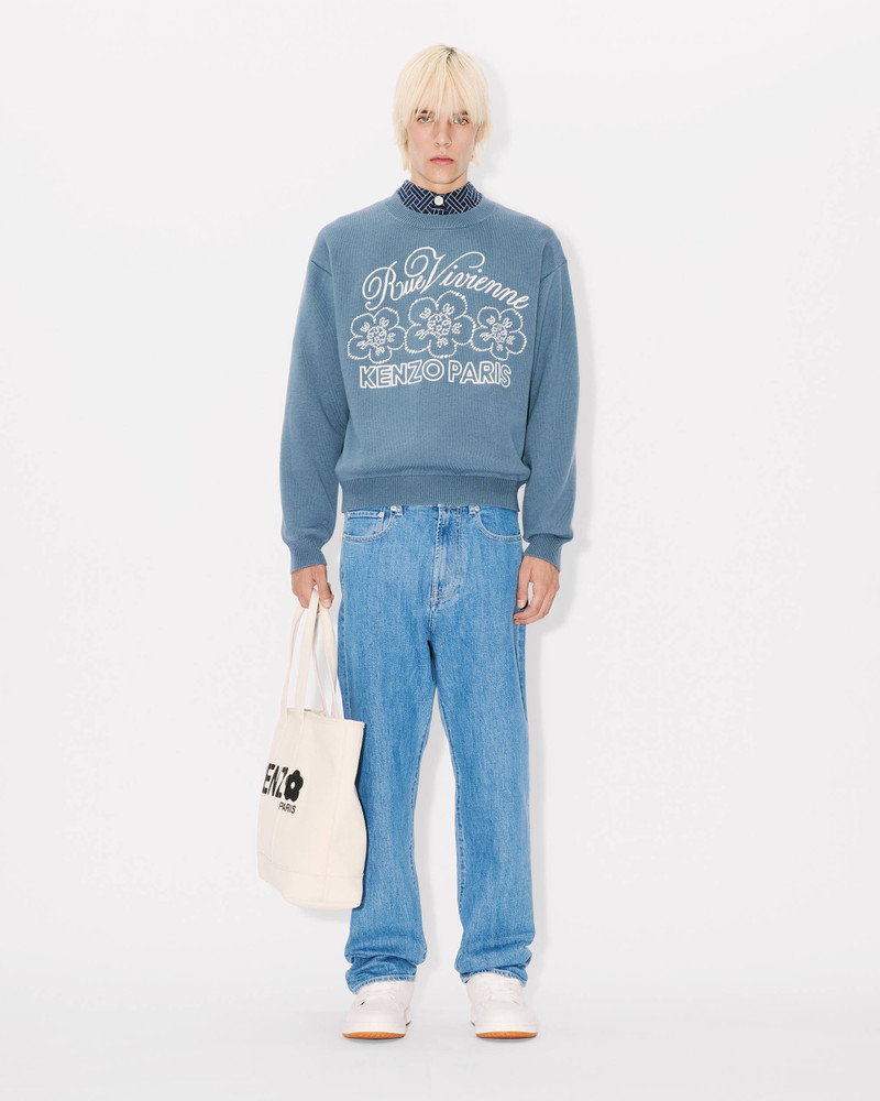 'KENZO Constellation' genderless embroidered jumper in wool and cotton 9