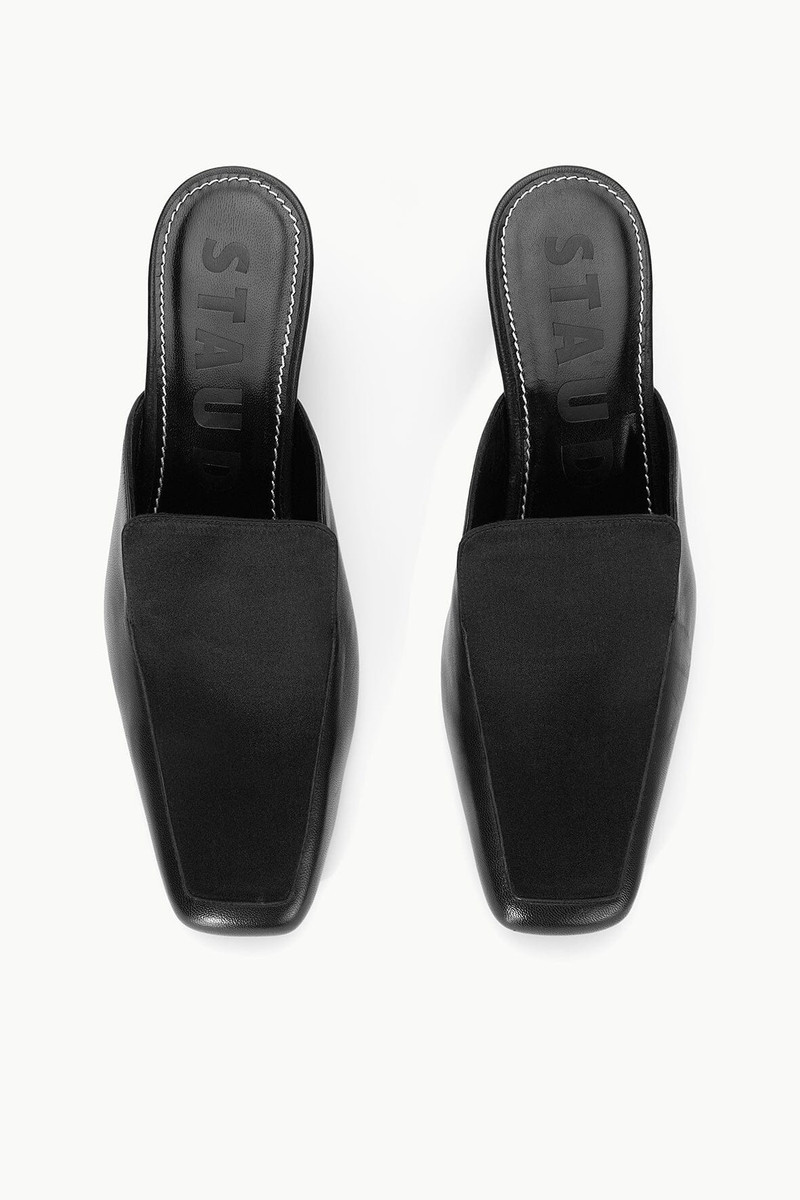 STAUD LEE LOAFER MULE BLACK 7