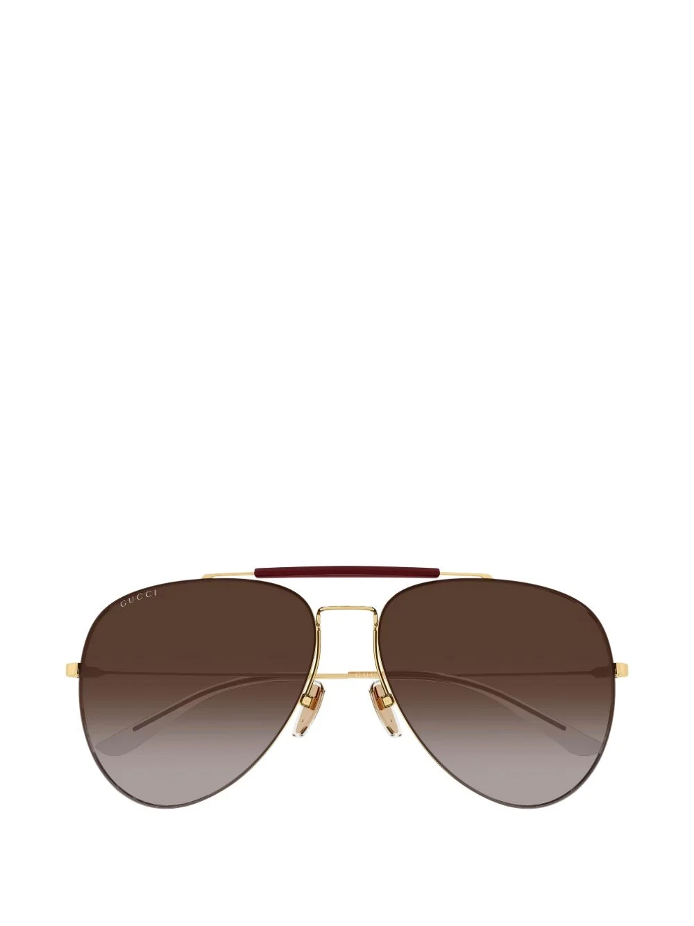 gradient pilot-frame sunglasses - 1