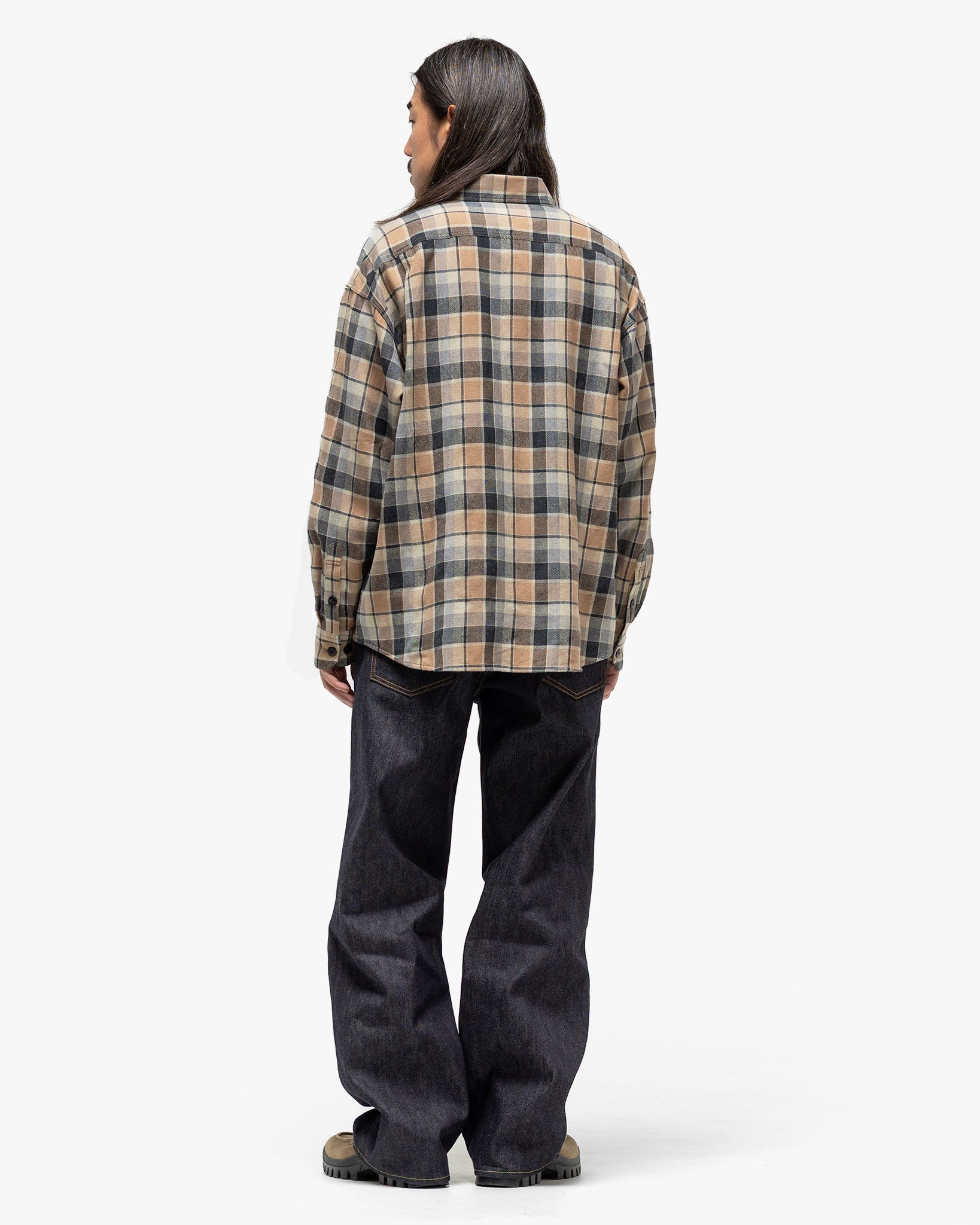 Lumber Check L/S (W/L) Beige - 3