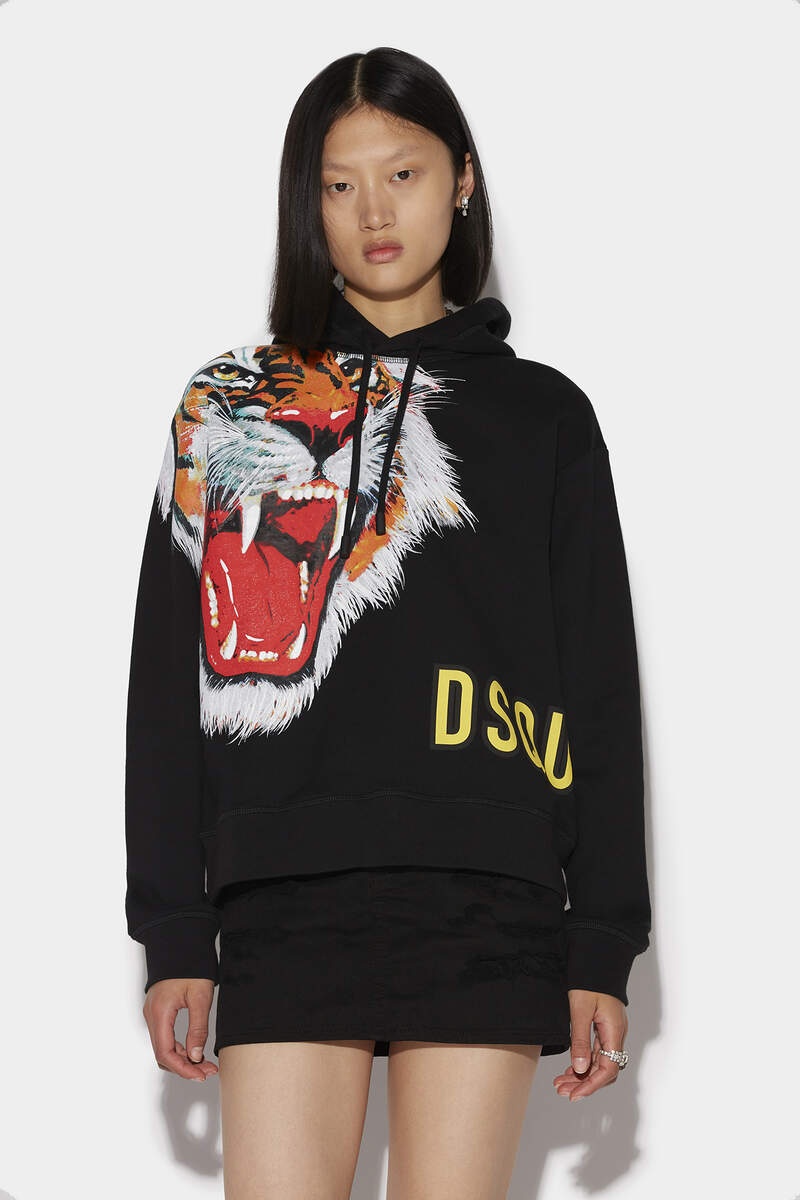 D2 TIGER COOL HOODIE - 1