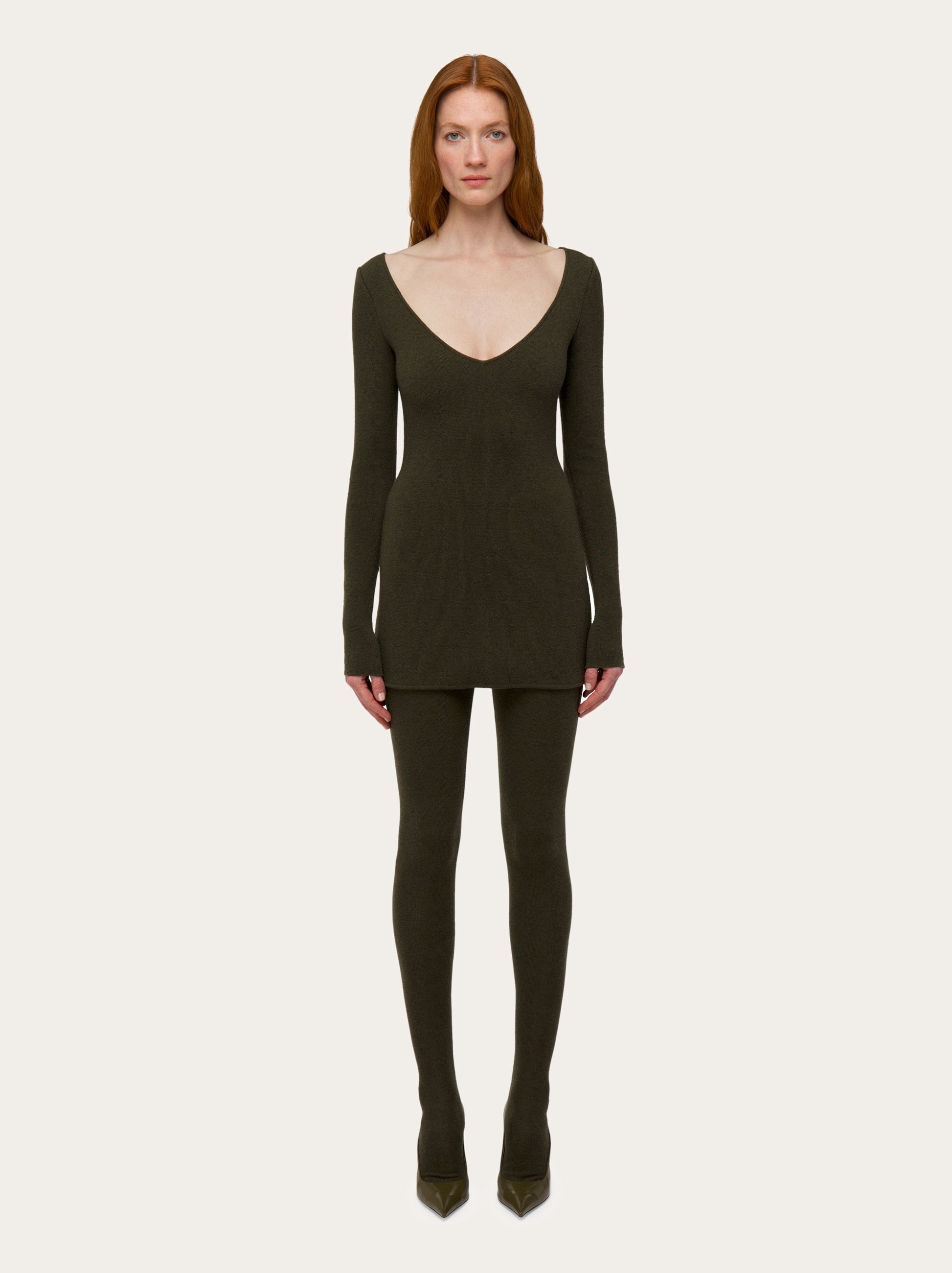 Knitted mini dress - 7