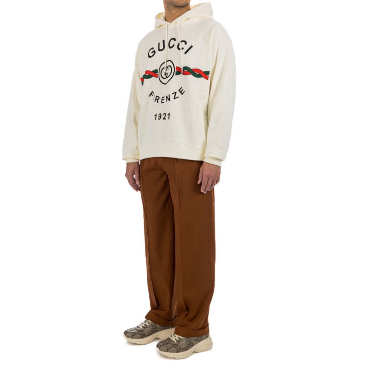 Gucci Firenze 1921 Hoodie 'White' 646953-XJD7O-9095 - 2