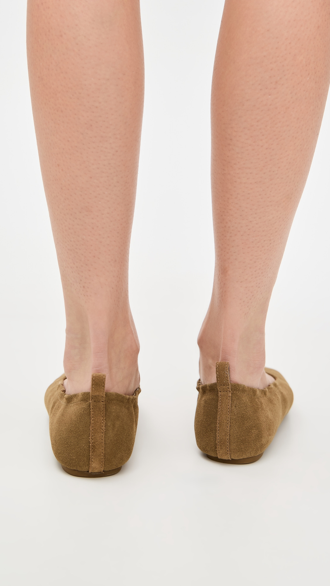 Suede Ballet Flats - 3