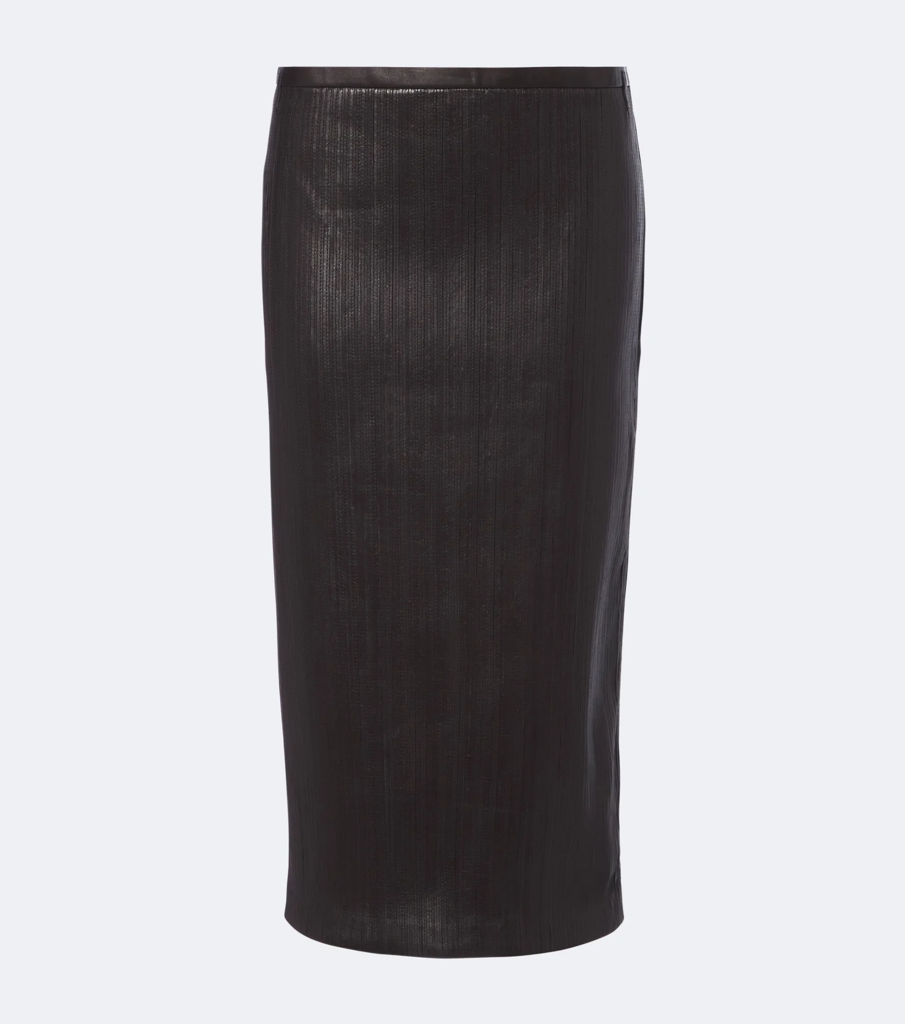 Leather pencil skirt - 1