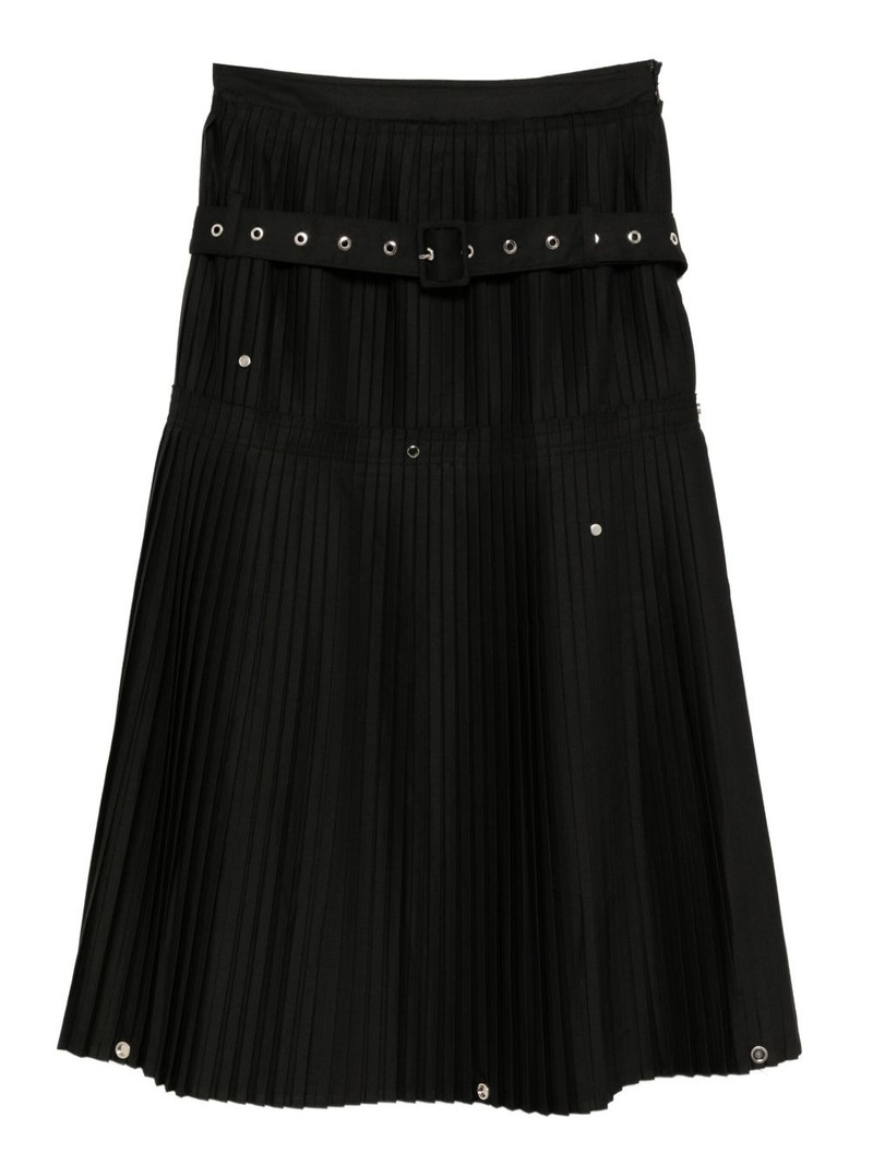 pleated overturn skirt 1