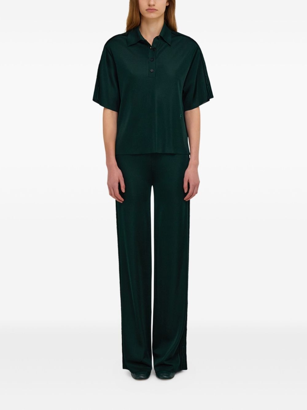 knitted polo shirt - 2
