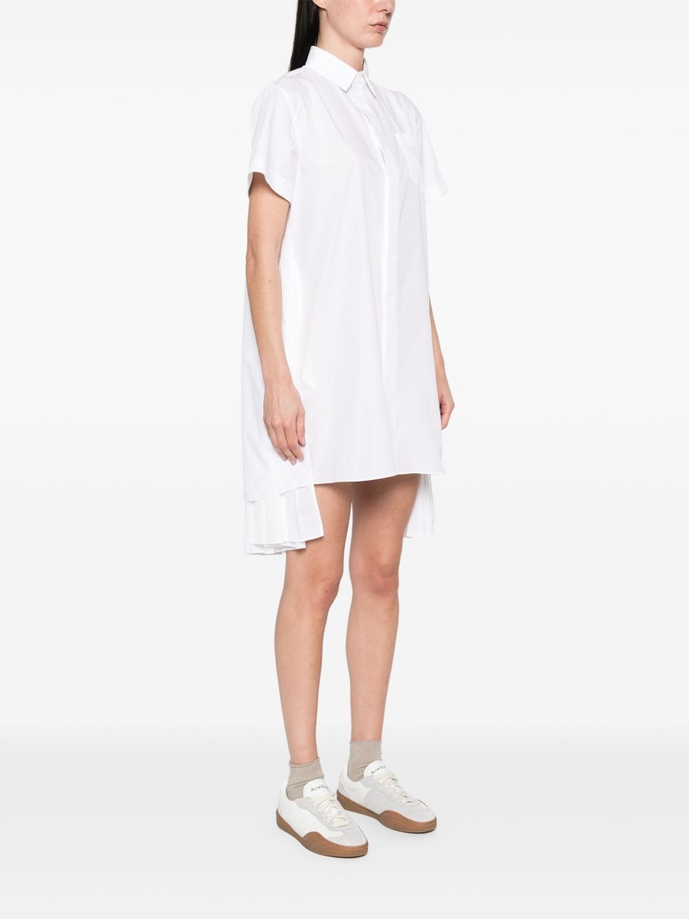 pleated shirt dress - 3