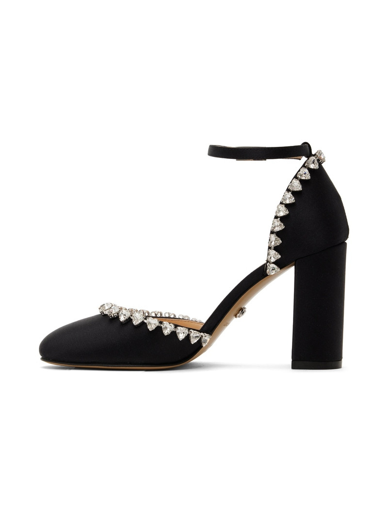 Black Audrey Crystal 95 Heels 3