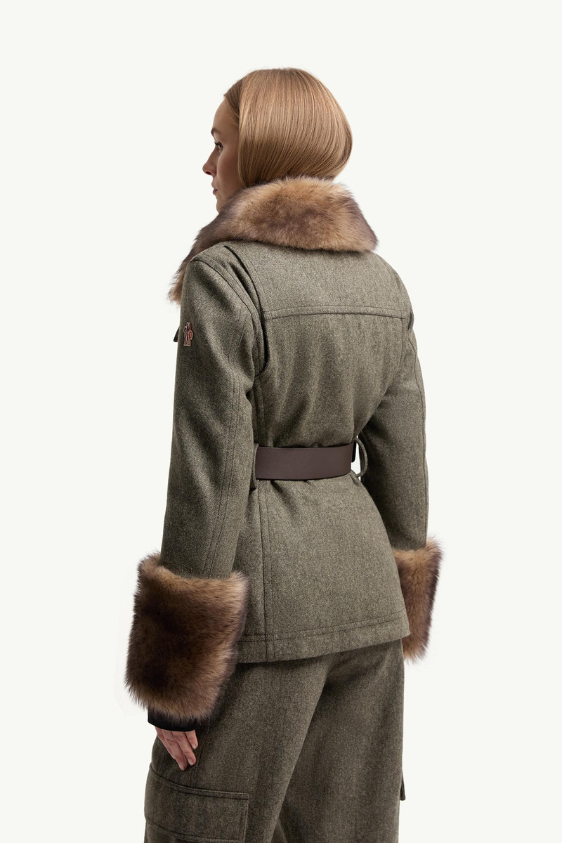 Devez Wool & Shearling-Trimmed Down Field Jacket 5