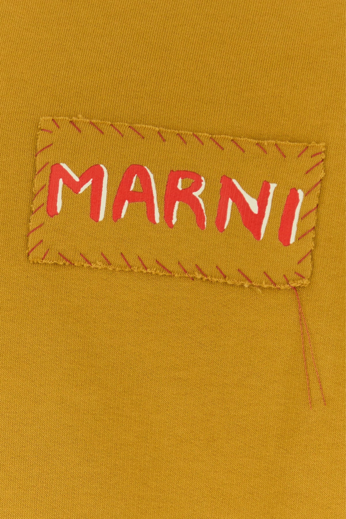 Mustard cotton sweatshirt - 3