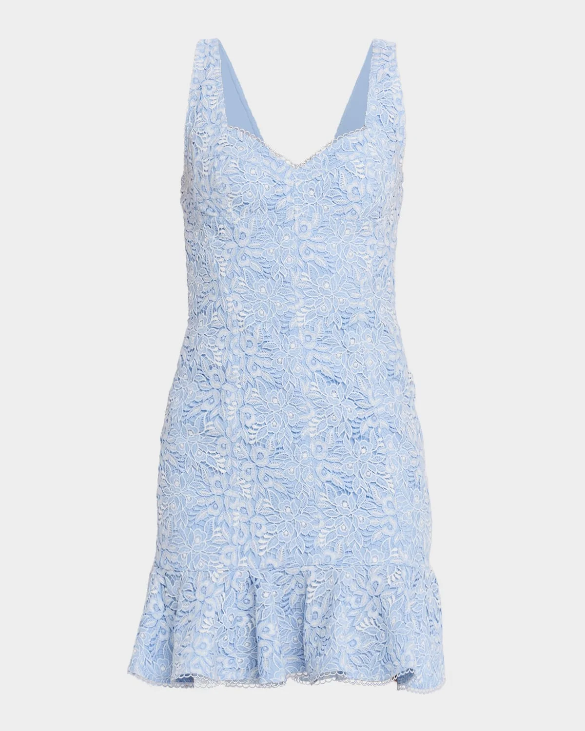 Celena Two-Tone Lace Mini Dress - 1