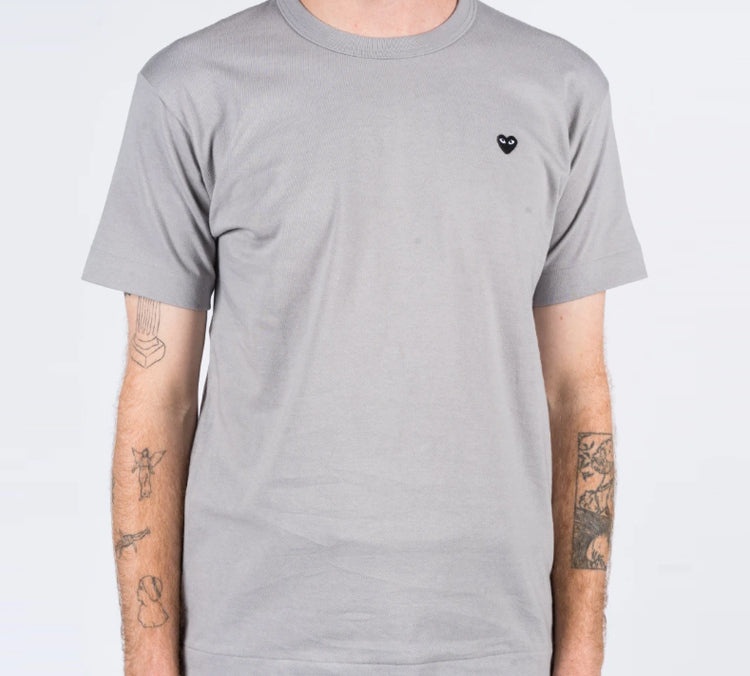 COMME des GARCONS PLAY Mini Heart Logo Tee 'Grey' AZ-T214-051-3 - 3