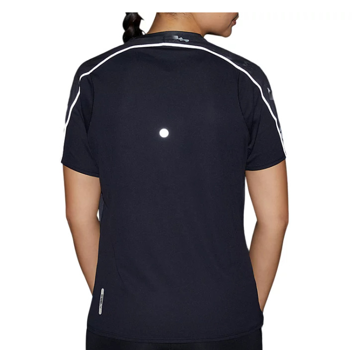 (WMNS) ASICS ROAD LITE-SHOW T-Shirt 'Black' 2012D073-002 - 4